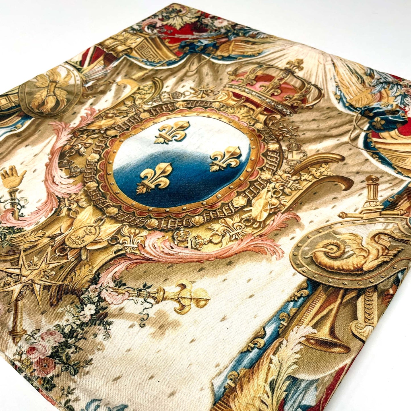 The Arms of Louis XV throw pillow cover detail 2