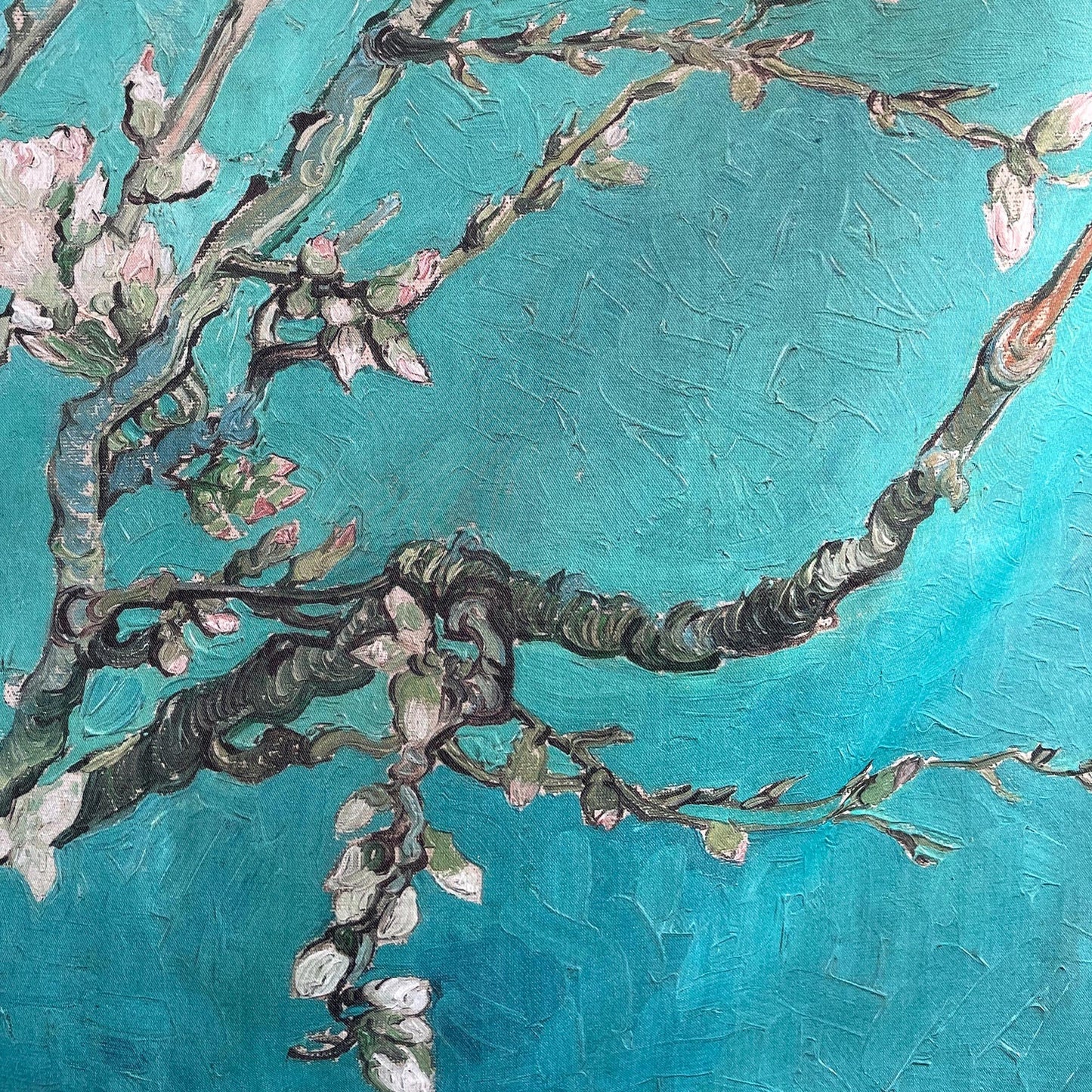 Almond Blossom wall hanging fabric detail of the design 3