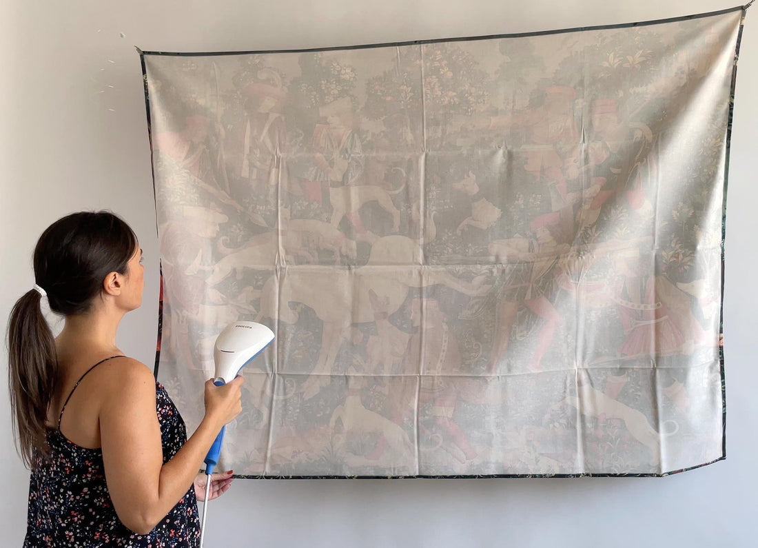How to Remove Wrinkles from a Printed Wall Tapestry
